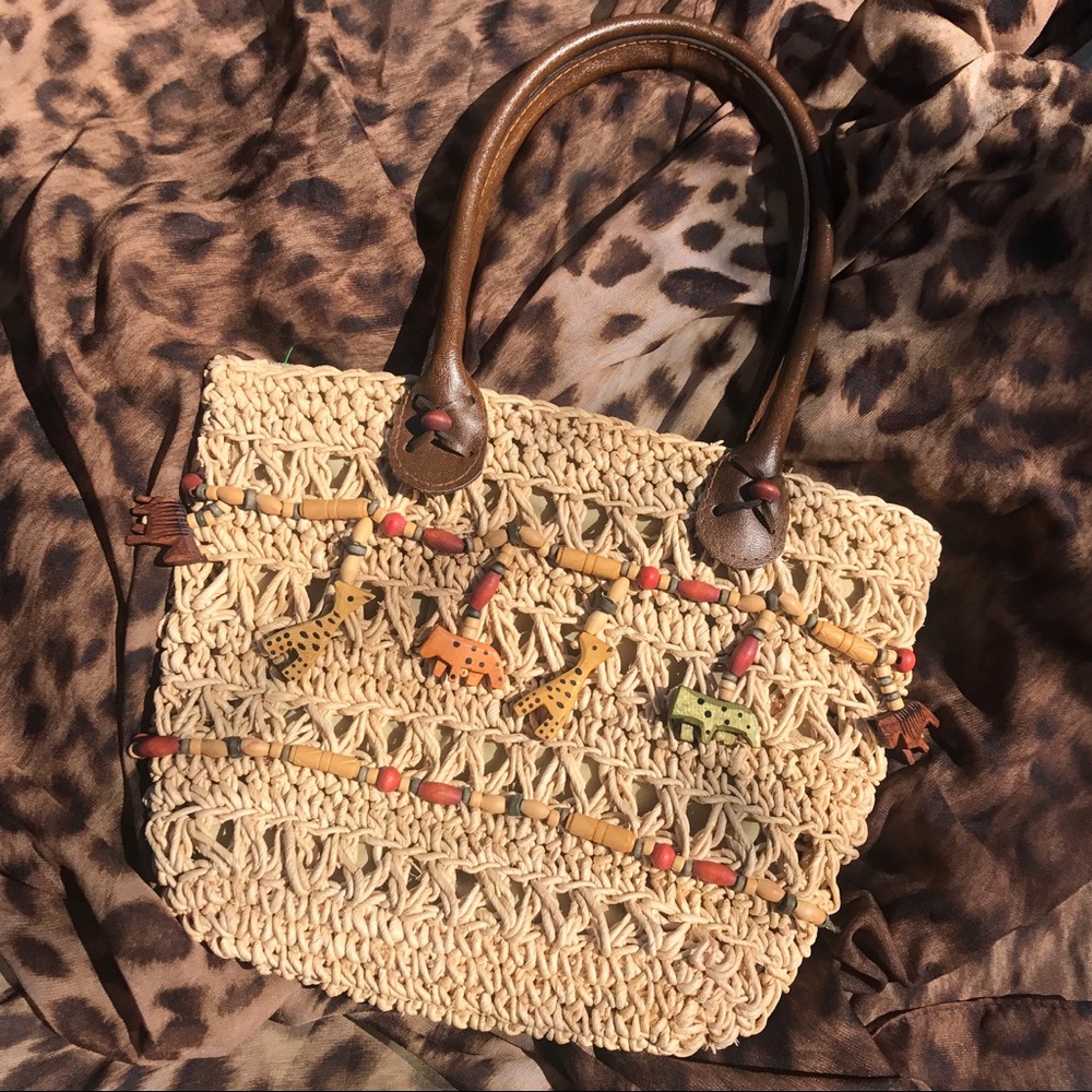 ST. JOHN'S BAY Jungle Bead Bag EUC!